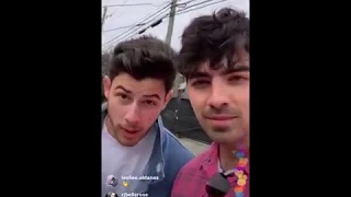 Jonas Brothers live stream via instagram (3/31/19)