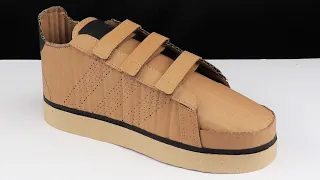 Diy | How To Make New Adidas Shoes From Cardboard At Home