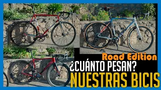 ⛰ Cuánto pesan nuestras BICIS? (Edición Carretera)