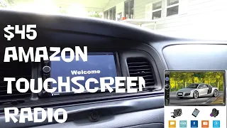 Amazon $45 Touchscreen Car Stereo Install