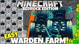 Minecraft WARDEN FARMS Are Surprisingly USEFUL!? Minecraft Bedrock Warden Farm Tutorial