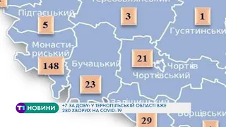 +7 за добу: у Тернопільській області вже 280 хворих на COVID-19