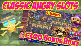 6 SCATTERS on Viking Fall - Classic Angry Slots - £300 SLOTS BONUS HUNT - Pyramyth & more.