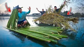 1v1v1 Build Your Own PRIMITIVE RAFT Challenge!!