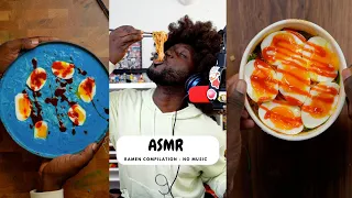 Ramen Compilation ASMR - No Music