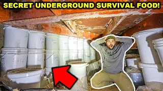 I Found 25 Year Old SURVIVAL FOOD Underground in the MISSILE BUNKER!!! (Taste Test)