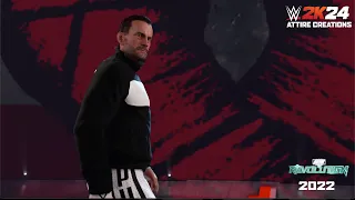 WWE 2K24 - CM Punk AEW Revolution 2022 Attire Now On Community Creations