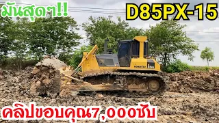 ม้า240ตัวกำลังพยศหนัก KOMATSU D85PX-15 ดันเต็มใบได้ซะใจมากแรงสุดๆ BULL DORSER EP.538