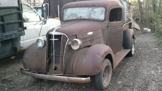 1937 Chevy half ton preliminary inspection.. more to come