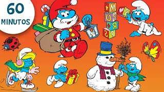 O Natal Mágico dos Smurfs! 🎅 🎄 🎁 • Episódios completos • 60 Minutos de Smurfs