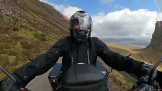 Bealach na Bà Applecross Pass by motorcycle