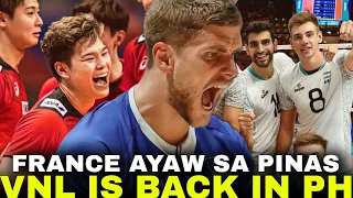 France TINANGGAL sa VNL Teams na MAGLALARO sa Pinas sa 2023!, French Player MINALIIT ang Pinas!