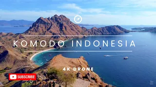 4K - DRONE KOMODO National Park, Indonesia