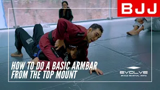 BJJ | How To Do A Basic Armbar From The Top Mount