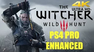 Witcher 3 Wildhunt 4k Enhanced for PS4 PRO