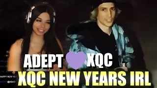 xQc and Adept New Years IRL Stream  | First Stream of 2019 | with Chat!