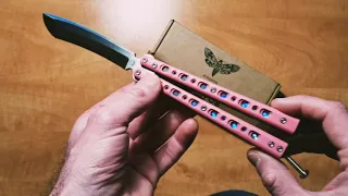 The Atroposknife Reviews Ep.3 - Cassowary 2 Balisong. (Русские ножи балисонг)