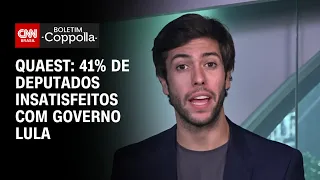 Quaest: 41% de deputados insatisfeitos com governo Lula | BOLETIM COPPOLLA - 09/08/2023