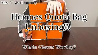 Hermes Quota Bag Unboxing | White Glove Worthy? | Destiny with this color combination | BKC???