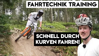 KURVEN SCHNELL FAHREN - FAHRTECHNIK MIT URS VON TILLIT BIKES | Schwarzwaldtrail