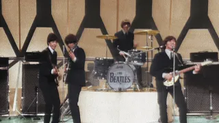 The Beatles - Help! (From "Blackpool Night Out", Colorized, August 1st, 1965)