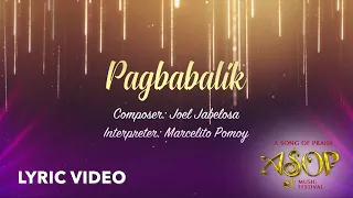 Marcelito Pomoy - Pagbabalik by Joel Jabelosa (LYRIC VIDEO)