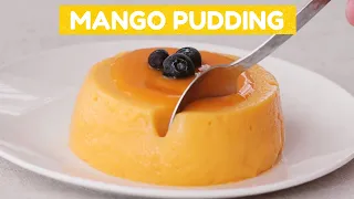 Mango Pudding | No Gelatine, No Agar-Agar | Quick & Easy Mango Dessert