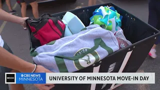 University of Minnesota students moving in for new school year