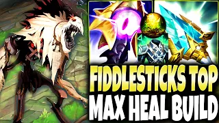 Testing the Limits of the MAX HEAL FIDDLESTICKS TOP Season 14 Build Guide (3x+ Sources of Heal)