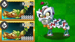 Plants vs Zombies 2 v.11.4.1  - New Plant Aqua Vine Max Power Up Level Mastery 2222222