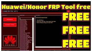 All Huawei/Honor FRP Tool free | (MTP/ADB/fastboot) | NEW 2023 Huawei Device Frp Unlock One Click