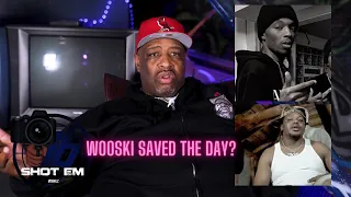 Big Les on Wooski Running Up Standing On Business At Dooski Funeral & Drama W/Duck At THF Funeral.