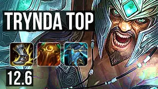 TRYNDAMERE vs AKALI (TOP) | 6 solo kills | EUW Diamond | 12.6