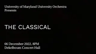 UMD University Orchestra: The Classical