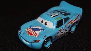 Mattel Disney Cars Dinoco Lightning McQueen (& Comparison of All Dinoco Racers) Die-cast