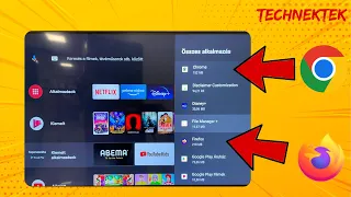 Android TV-re alkalmazás telepítése külső forrásból (Chrome, Firefox stb.)