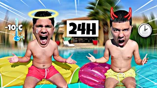 VIVRE 24H AVEC NOUS DANS NOTRE PISCINE ! (on s'occupe comme on peut)