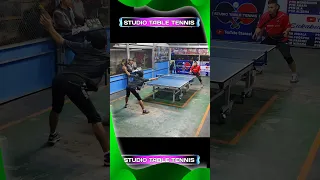 Attacks With Backhand Push Table Tennis #pingpong #worldtabletennis #sports #shorts