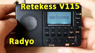 Retekess V115 Radyo İncelemesi - Kamp Radyosu