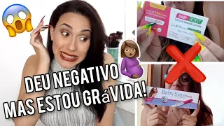 VÁRIOS NEGATIVOS E EU ESTAVA GRÁVIDA - DIÁRIO DA GRAVIDEZ 1° TRIMESTRE