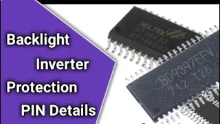 led LCD tv driver bord(invetar) ic protection pin ### backlight ###no