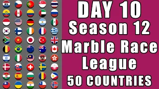 Marble Race League 2020 Season 12 Day 10 Marble Point Race in Algodoo / Marble Race King