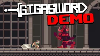 GigaSword | Action-puzzle Metroidvania | Full Demo Gameplay