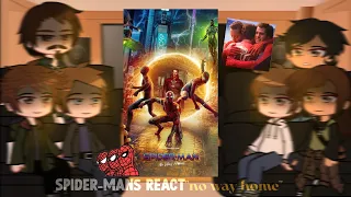 Spider-Men's + some people react to Nwh || part 1(?) ||‼️spoilers + Angst✨|| Marvel