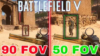 HIGH FOV v LOW FOV - Which is Best? Battlefield V