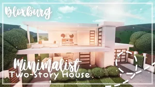 Roblox Bloxburg - Minimalist Two-Story Modern House - Minami Oroi