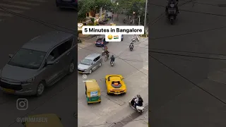 5 Minutes in Bangalore City! #Supercars #Bangalore #India