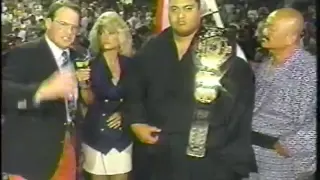 Boni Blackstone and Undertaker Yokozuna