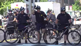 Cleveland Police bike moves used during the 2016 RNC