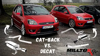 Milltek Cat Back vs Decat Exhaust System | Fiesta ST150